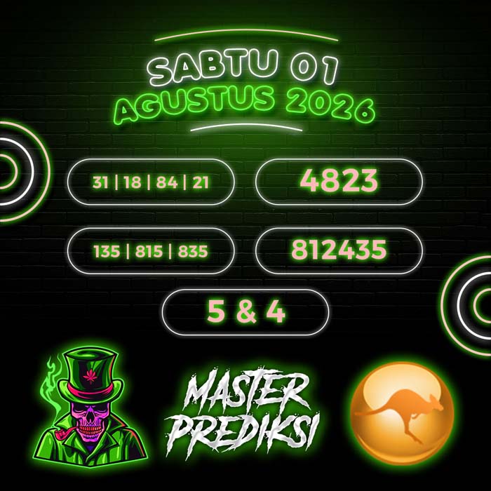 master prediksi SYDNEY 1-Aug-2026