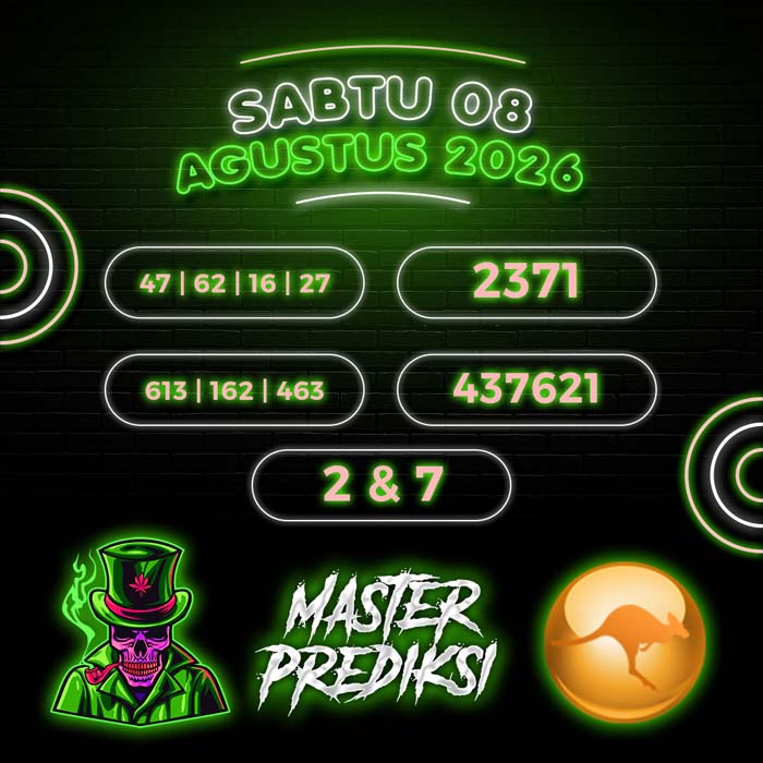 master prediksi SYDNEY 8-Aug-2026